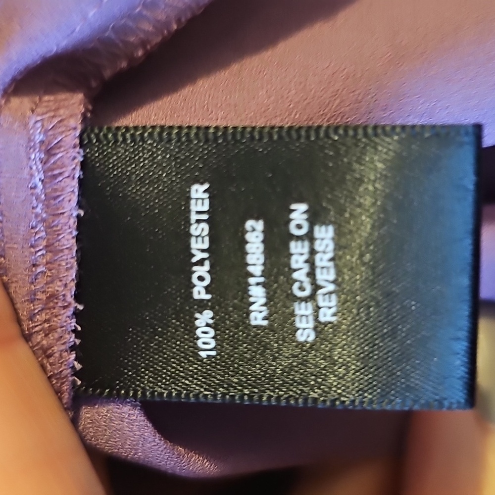Torrid sz 2 Purple V-Neck Georgette blouse sz 2X new with tags WT328 - Picture 8 of 8